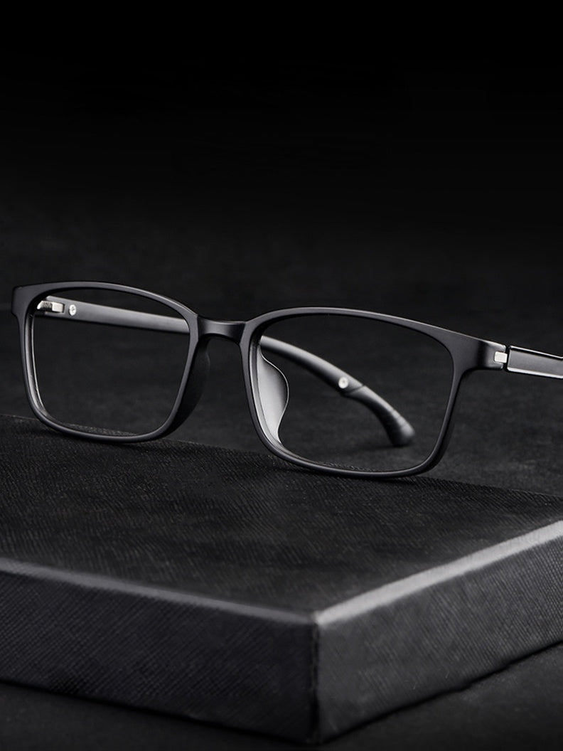 Chashma Ochki Unisex Full Rim Square Tr 90 Titanium Eyeglasses 5106 — view 1 | Chashma Ochki at FuzWeb