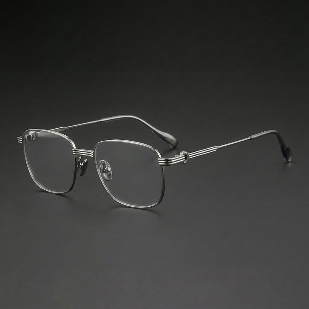 Chashma Ochki Women's Full Rim Small Square Titanium Eyeglasses 880294 — view 2 | Chashma Ochki at FuzWeb