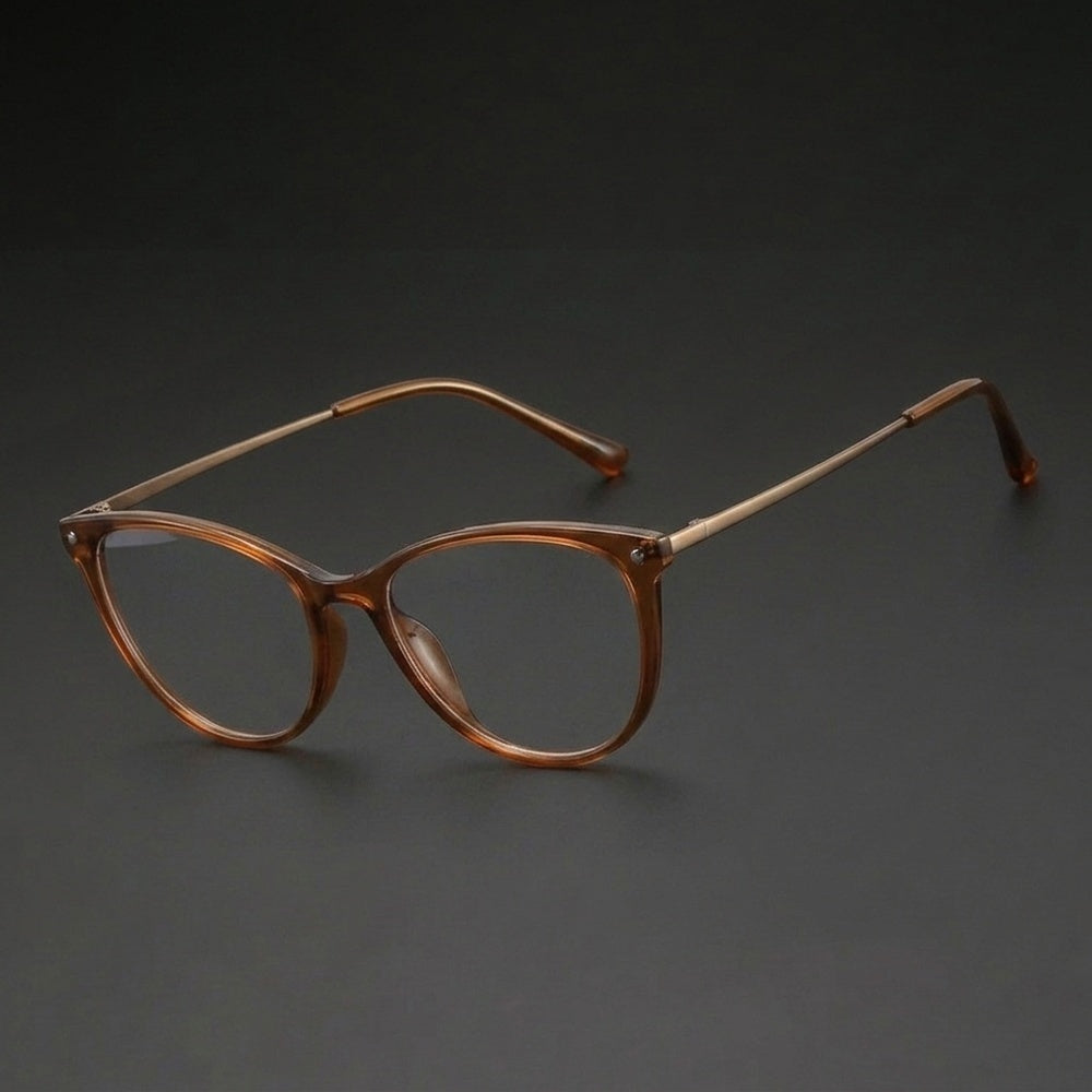 Chashma Ochki Women's Full Rim Cat Eye Ultem Titanium Eyeglasses 882251 — view 2 | Chashma Ochki at FuzWeb