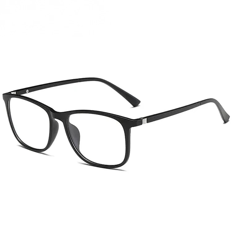 Chashma Ochki Unisex Full Rim Square Tr 90 Eyeglasses Clip On Sunglasses 2263/64 - 2263