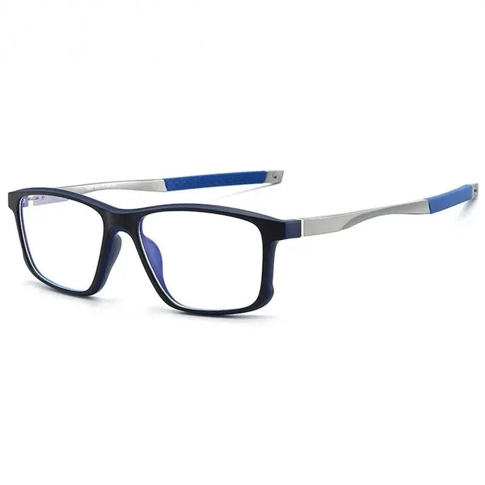 Chashma Ochki Unisex Full Rim Square Tr 90 Titanium Eyeglasses 885827 — view 6 | Chashma Ochki at FuzWeb