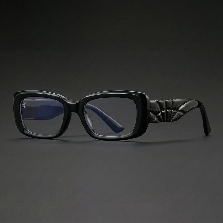 Chashma Ochki Unisex Full Rim Square Tr 90 Titanium Eyeglasses 882251 — view 3 | Chashma Ochki at FuzWeb