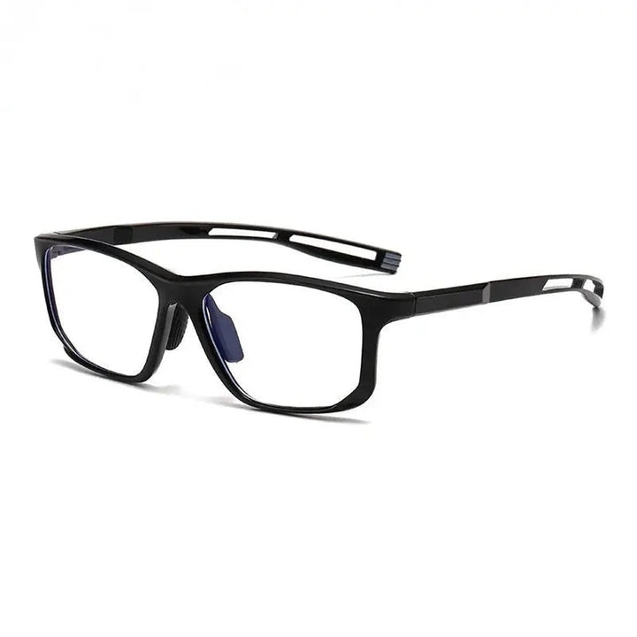 Chashma Ochki Unisex Full Rim Square Tr 90 Titanium Eyeglasses 883001 — view 3 | Chashma Ochki at FuzWeb