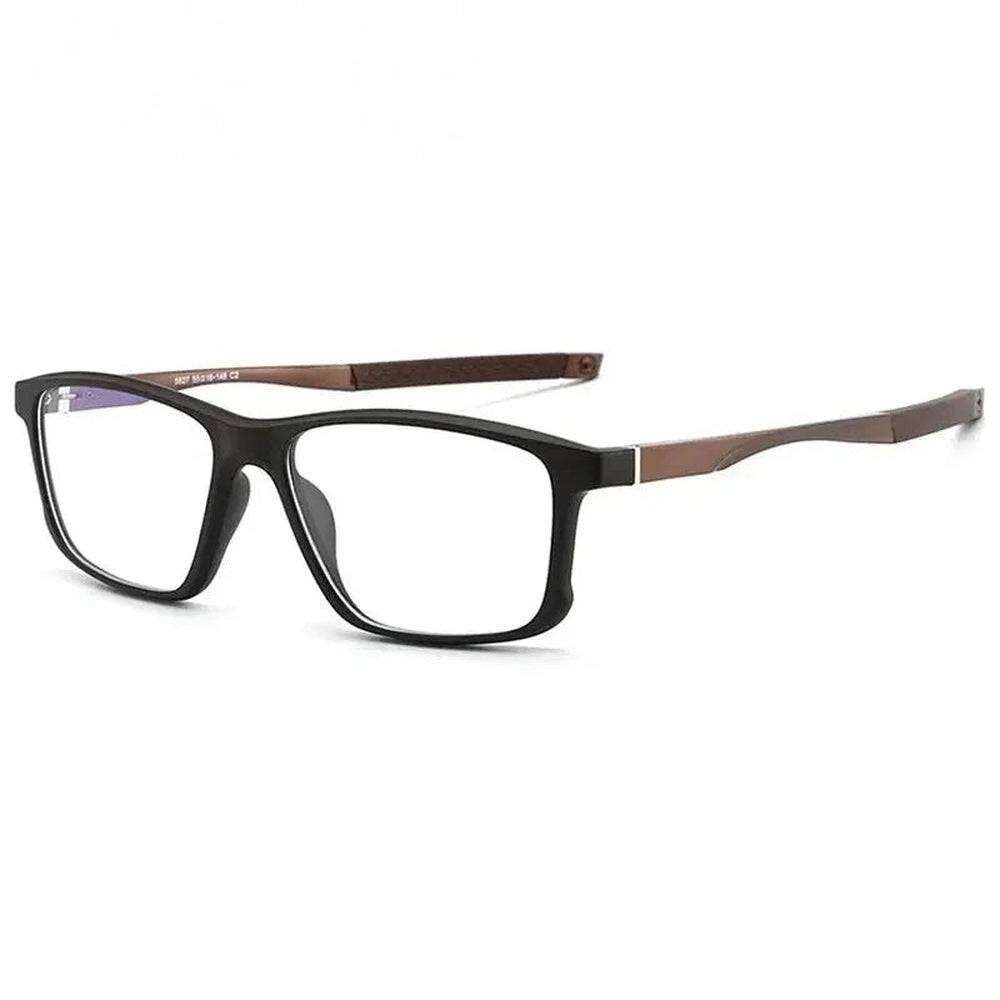 Chashma Ochki Unisex Full Rim Square Tr 90 Titanium Eyeglasses 885827 — view 4 | Chashma Ochki at FuzWeb