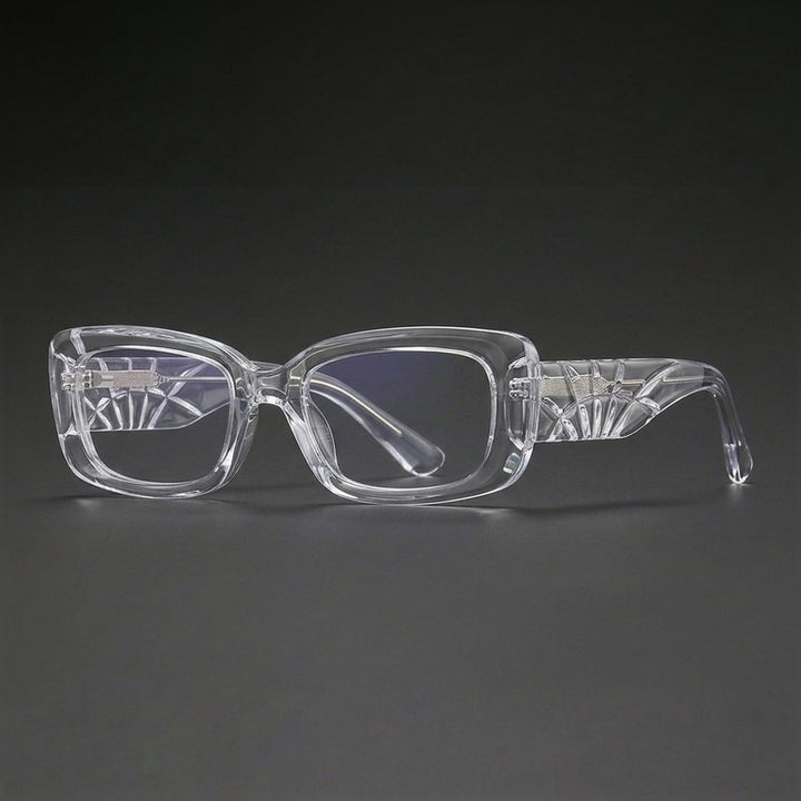 Chashma Ochki Unisex Full Rim Square Tr 90 Titanium Eyeglasses 882251 — view 1 | Chashma Ochki at FuzWeb