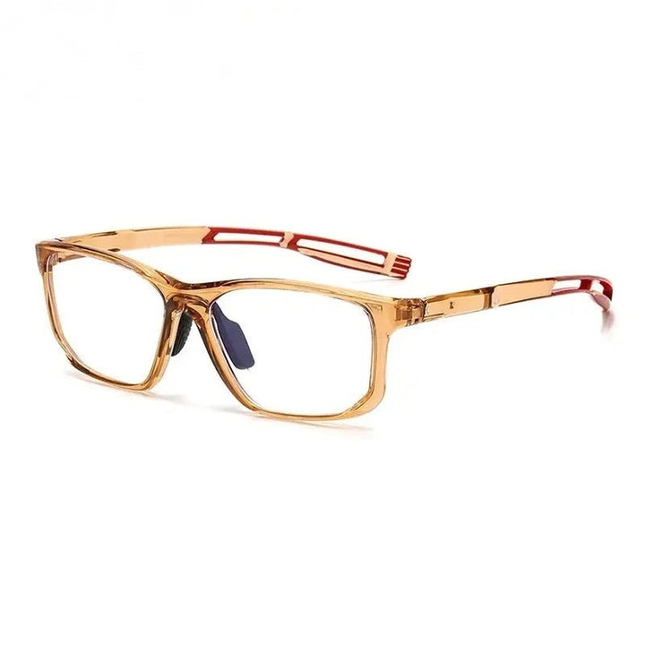Chashma Ochki Unisex Full Rim Square Tr 90 Titanium Eyeglasses 883001 — view 5 | Chashma Ochki at FuzWeb
