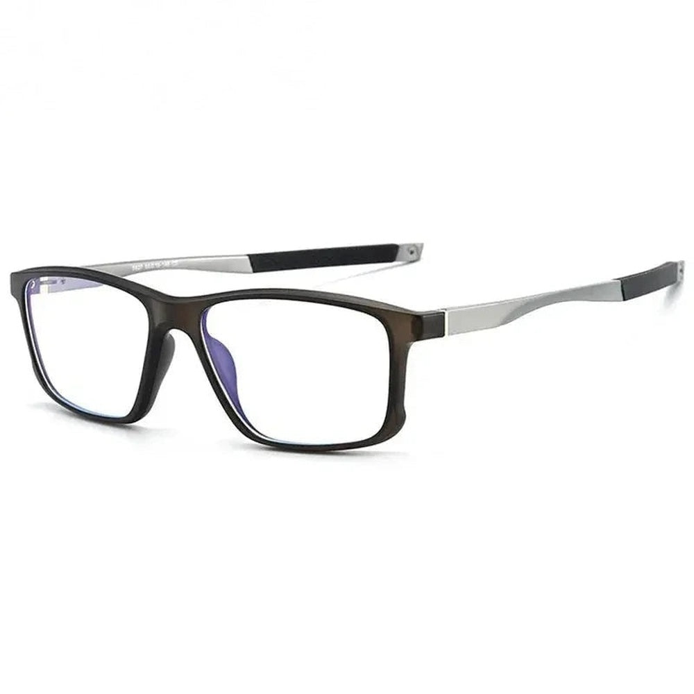 Chashma Ochki Unisex Full Rim Square Tr 90 Titanium Eyeglasses 885827 — view 5 | Chashma Ochki at FuzWeb
