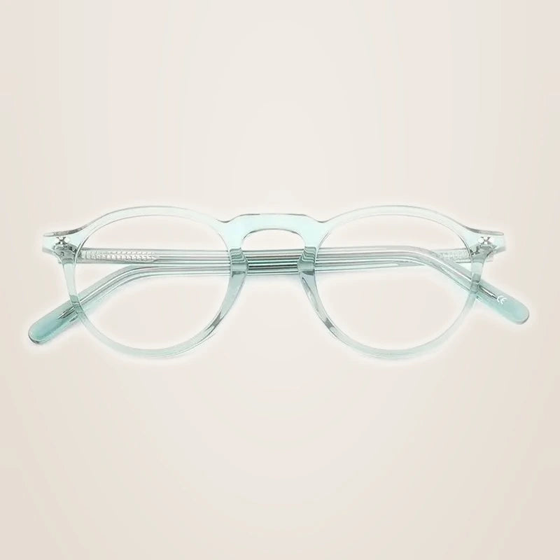 Chashma Ochki Women's Full Rim Round Acetate Alloy Eyeglasses 37924 - C4