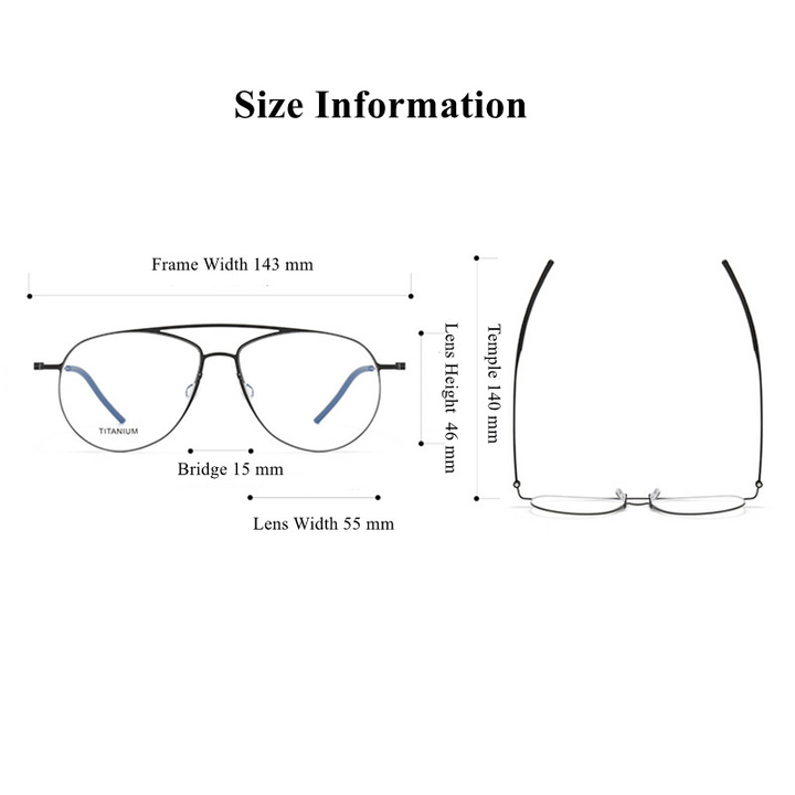 Chashma Ottica 775507 Eyeglasses — Frame Dimensions and Sizing Chart