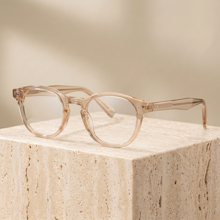 Chashma Ottica Unisex Full Rim Round Tr 90 Alloy Eyeglasses 774106 — view 3 | Chashma Ottica at FuzWeb