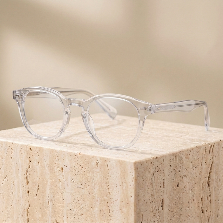 Chashma Ottica Unisex Full Rim Round Tr 90 Alloy Eyeglasses 774106 — view 4 | Chashma Ottica at FuzWeb