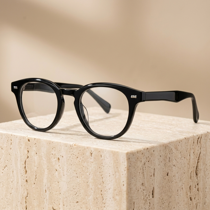 Chashma Ottica Unisex Full Rim Round Tr 90 Alloy Eyeglasses 774106 — view 6 | Chashma Ottica at FuzWeb