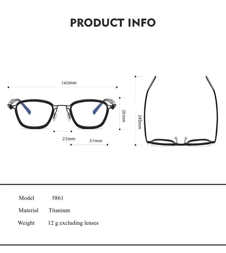 Chashma Ottica 795861 Eyeglasses — Frame Dimensions and Sizing Chart