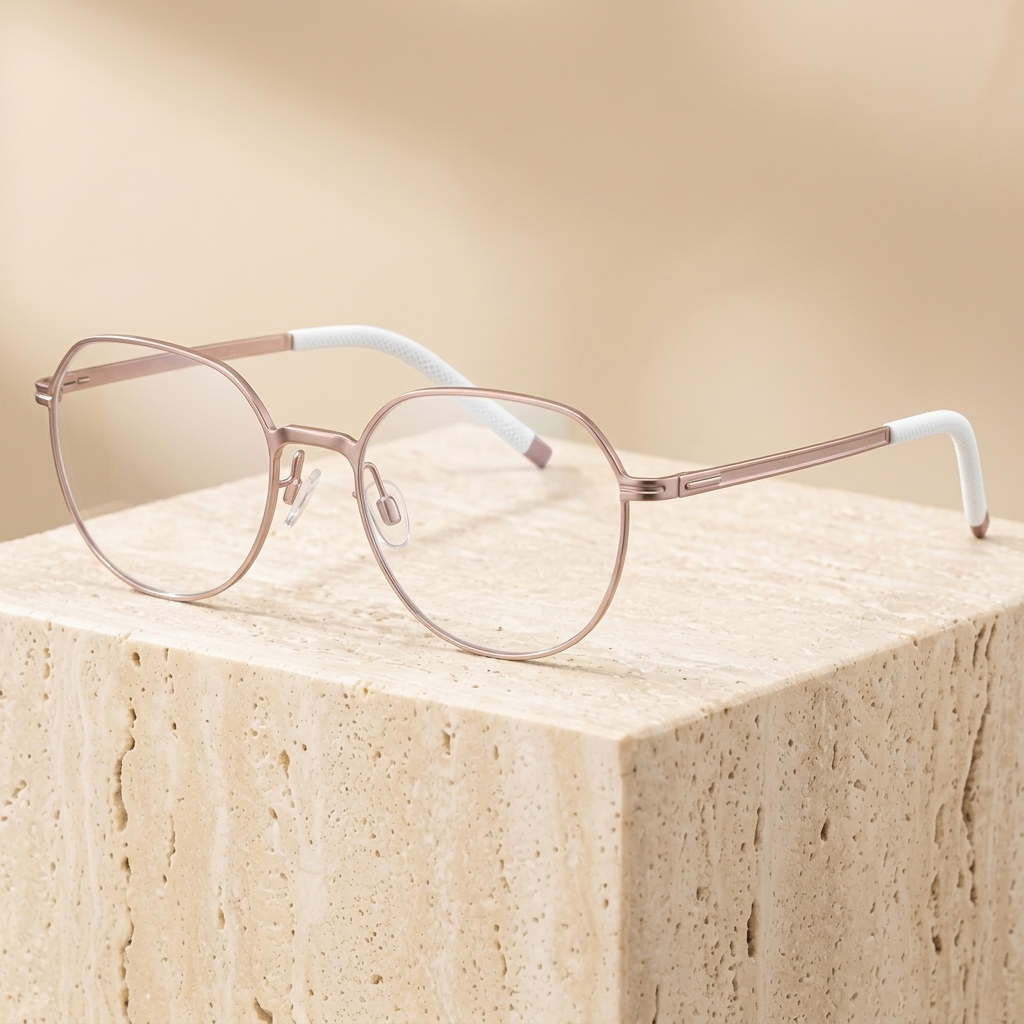 Chashma Ottica Unisex Full Rim Titanium Prescription Eyeglasses 460 — view 4 | Chashma Ottica at FuzWeb