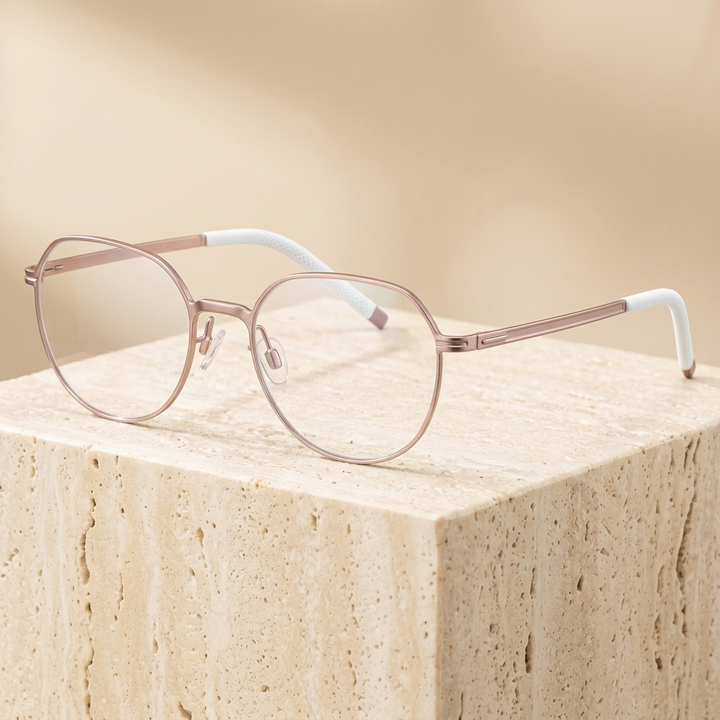 Chashma Ottica Unisex Full Rim Titanium Prescription Eyeglasses 460 — view 4 | Chashma Ottica at FuzWeb