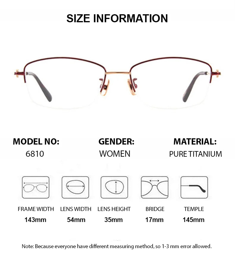 Chashma Ottica 776810 Eyeglasses — Frame Dimensions and Sizing Chart
