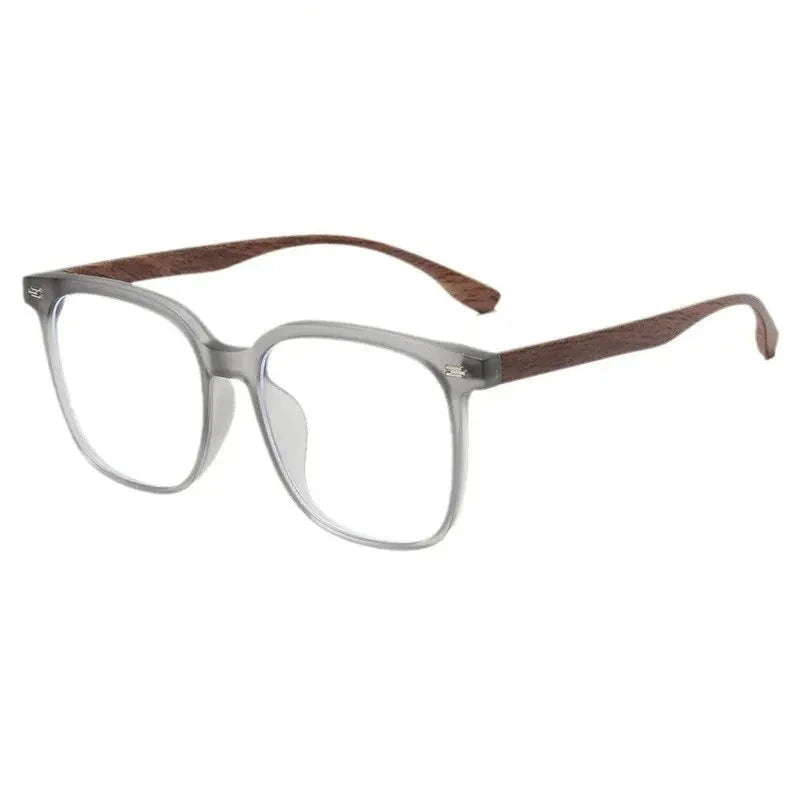 Chashma Unisex Full Rim Square Tr 90 Titanium Eyeglasses 889056 - Matte Gray