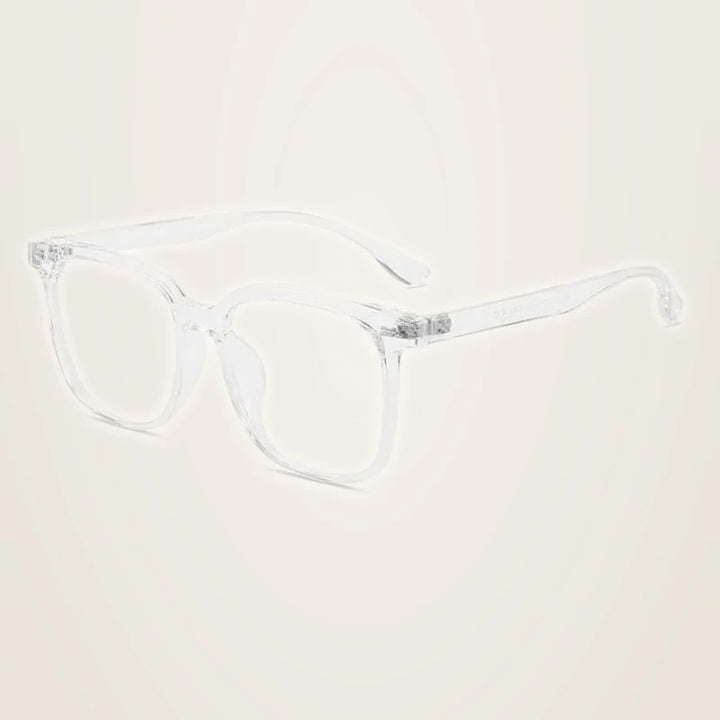 Chashma Unisex Full Rim Square Tr 90 Titanium Eyeglasses 889056 - Transparent