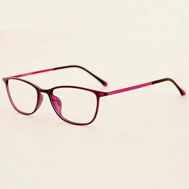 Chashma Unisex Full Rim Titanium Frame Eyeglasses 11144 - Voilet