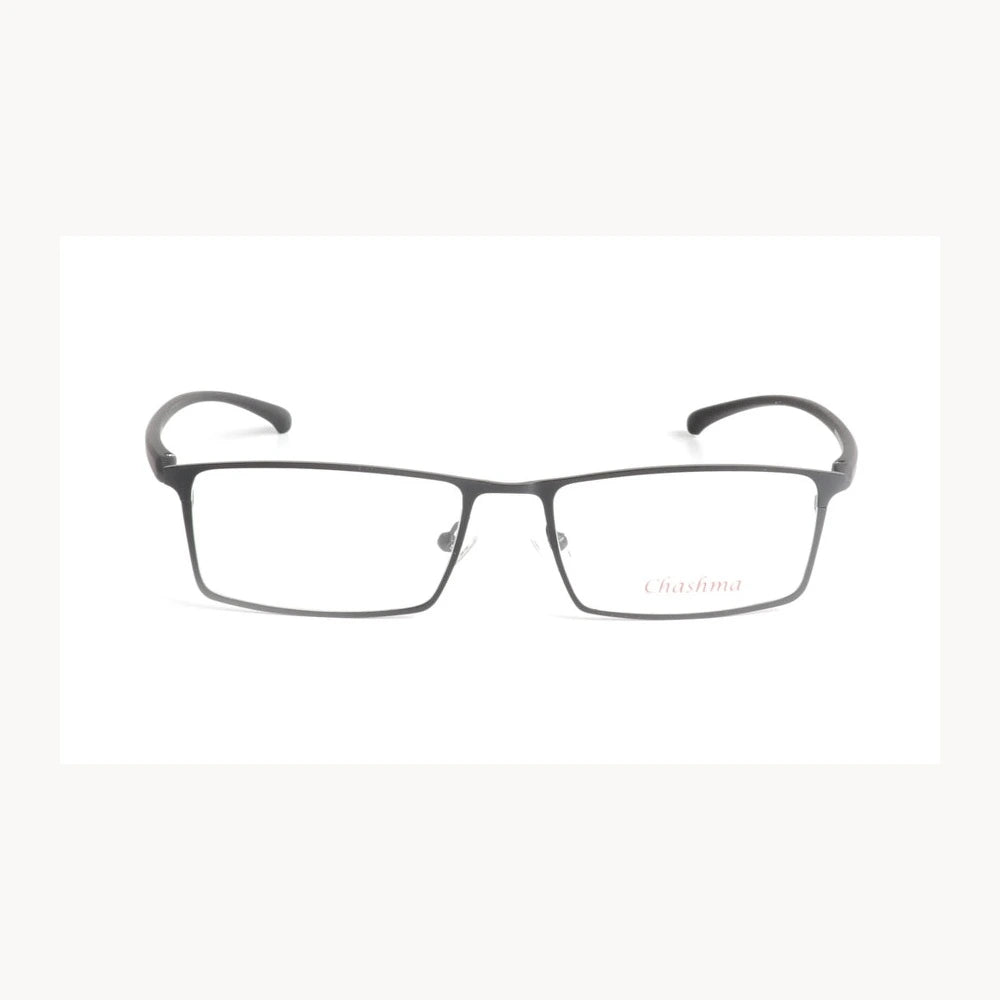 Chashma Women's Full Rim Polygon Square Titanium Eyeglasses 889105 - Silver