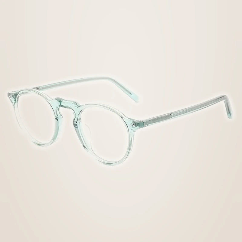 Chashma Women's Full Rim Round Acetate Steel Alloy Eyeglasses 667924 - C5