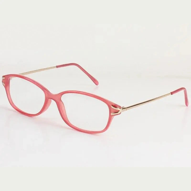 Chashma Women's Full Rim Square Acetate Eyeglasses 6009a - Pink