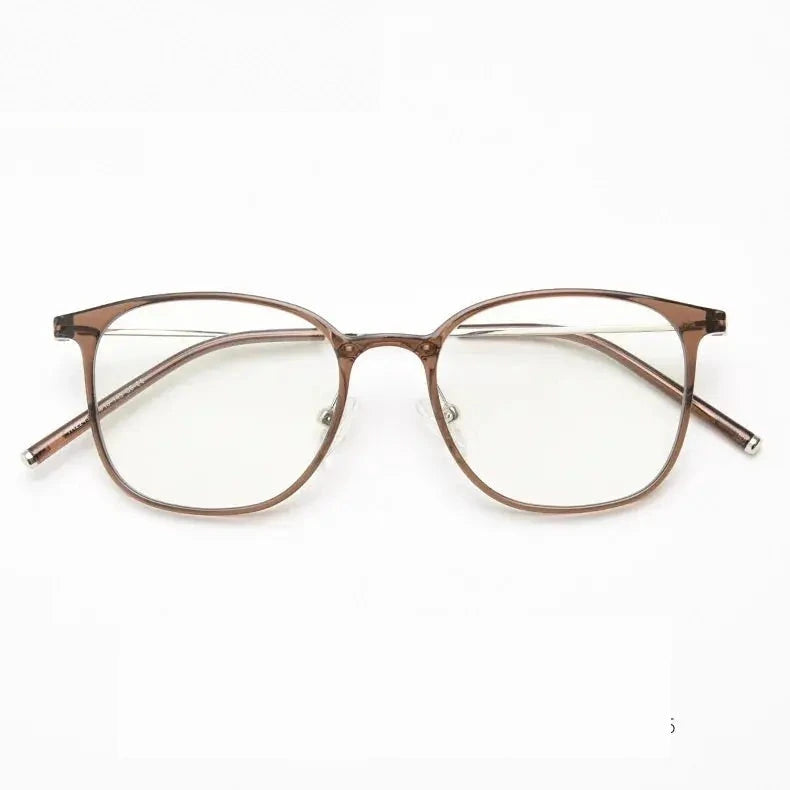 Chashma Women's Full Rim Square Tr 90 Titanium Eyeglasses 92248 - Dark Brown