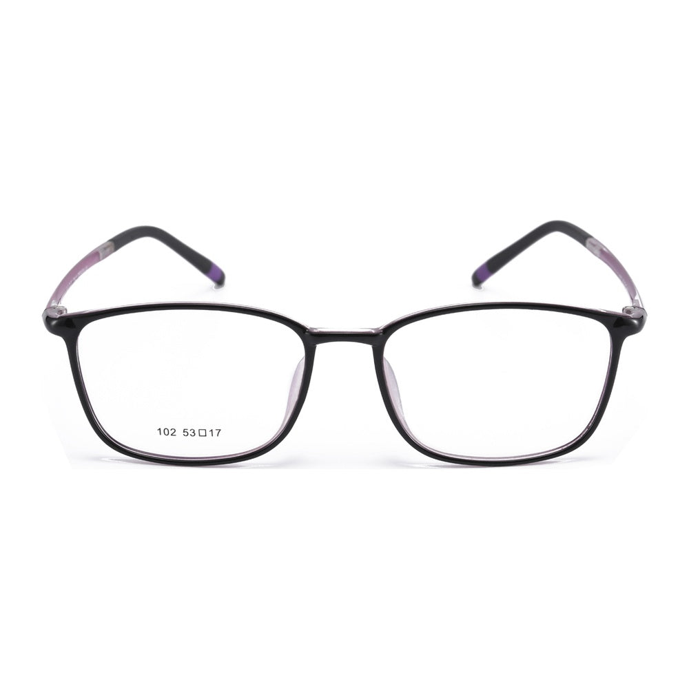 Chashma Ottica Unisex Full Rim Small Temple Round Square Tr 90 Titanium Eyeglasses 102