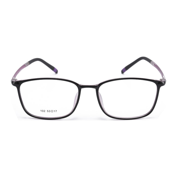 Chashma Ottica Unisex Full Rim Small Temple Round Square Tr 90 Titanium Eyeglasses 102