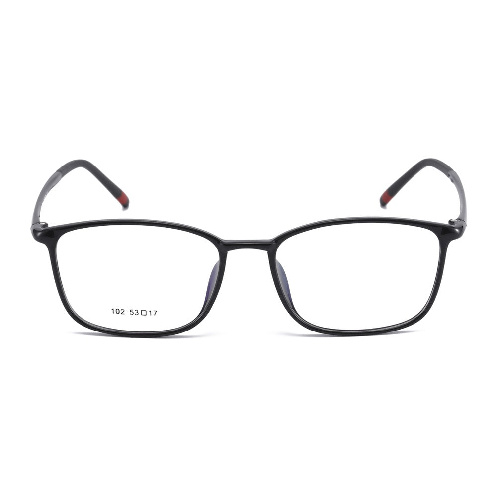 Chashma Ottica Unisex Full Rim Small Temple Round Square Tr 90 Titanium Eyeglasses 102