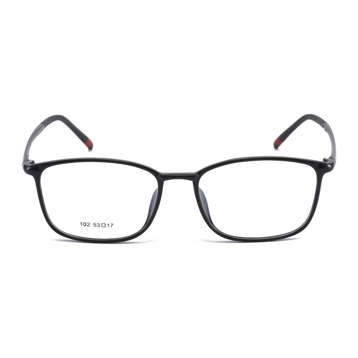 Chashma Ottica Unisex Full Rim Small Temple Round Square Tr 90 Titanium Eyeglasses 102