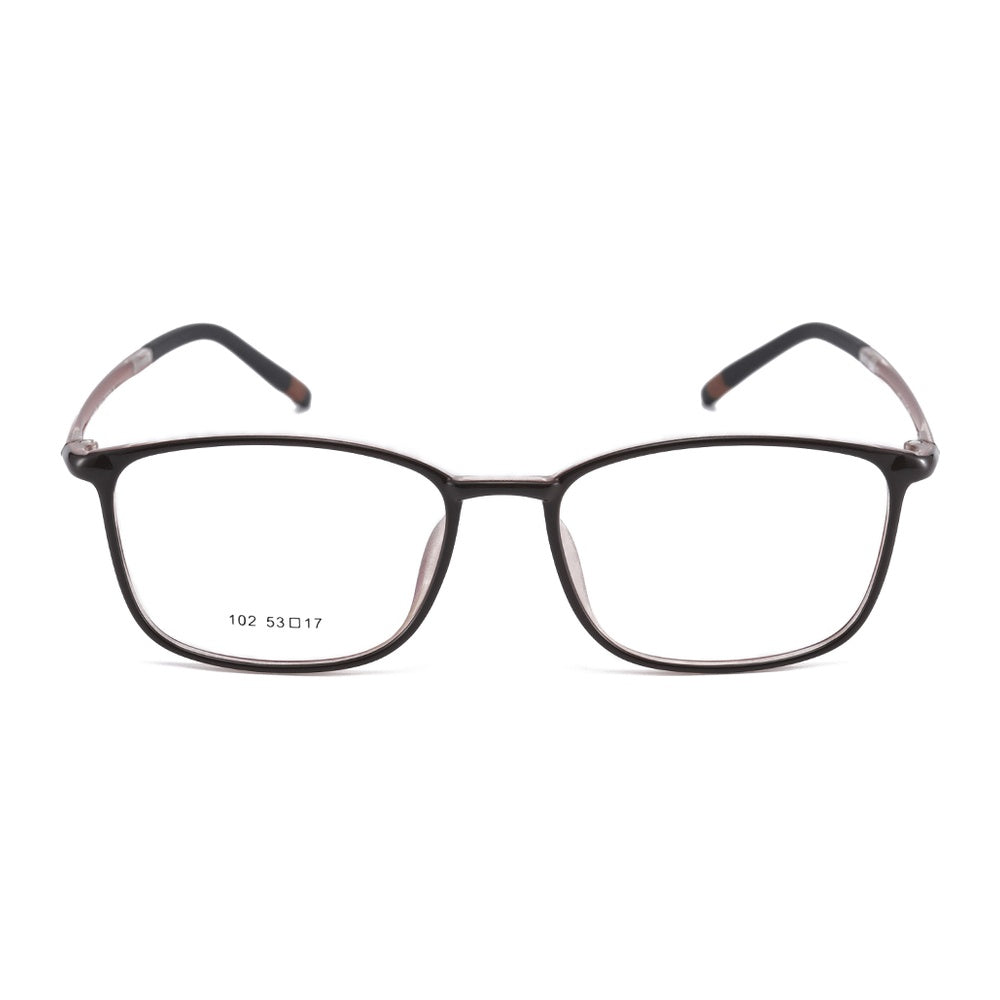 Chashma Ottica Unisex Full Rim Small Temple Round Square Tr 90 Titanium Eyeglasses 102