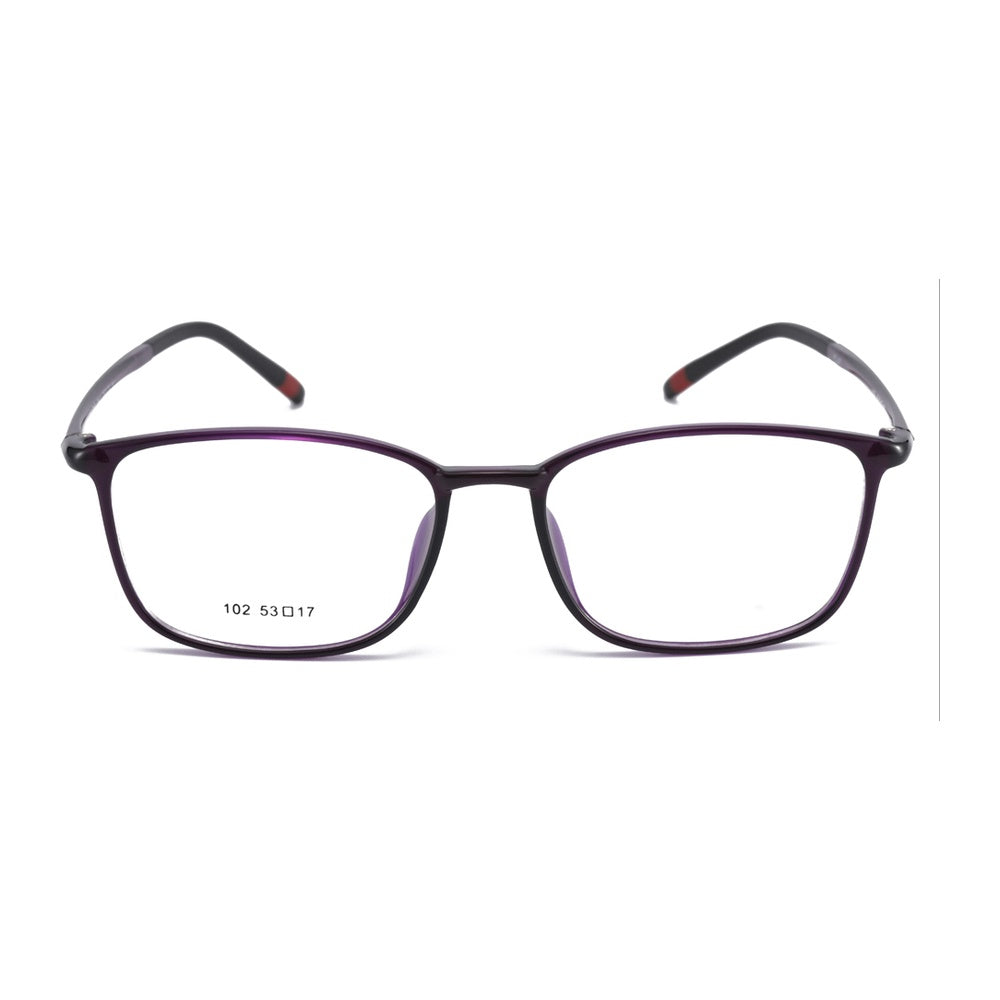 Chashma Ottica Unisex Full Rim Small Temple Round Square Tr 90 Titanium Eyeglasses 102