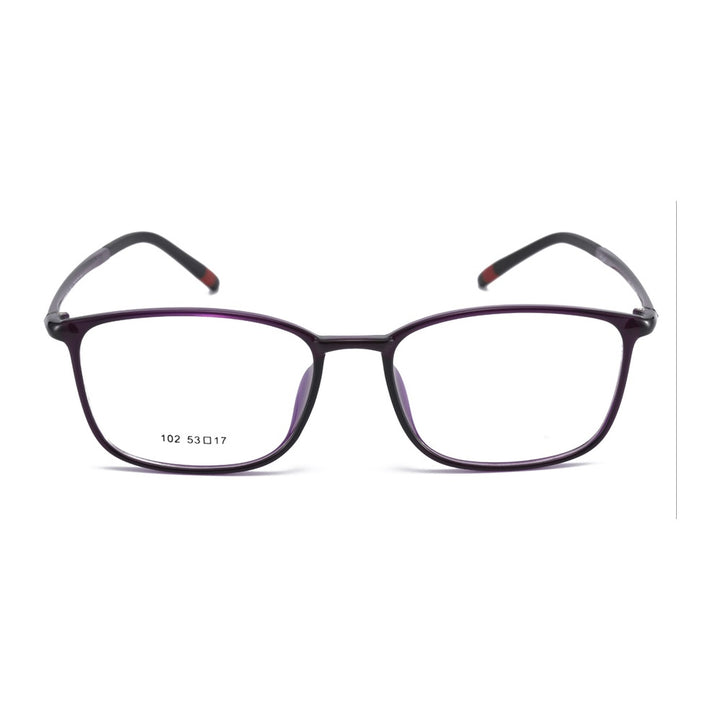 Chashma Ottica Unisex Full Rim Small Temple Round Square Tr 90 Titanium Eyeglasses 102
