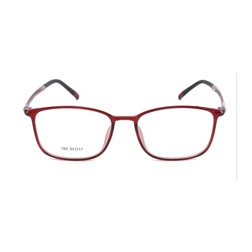 Chashma Ottica Unisex Full Rim Small Temple Round Square Tr 90 Titanium Eyeglasses 102