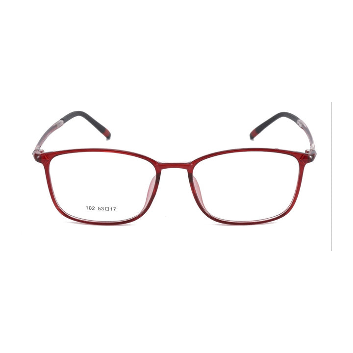 Chashma Ottica Unisex Full Rim Small Temple Round Square Tr 90 Titanium Eyeglasses 102