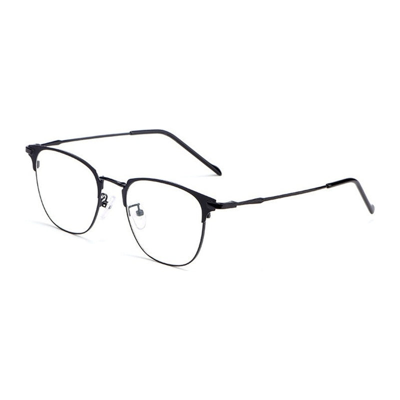 Chashma Ottica Unisex Full Rim Square Round Alloy Eyeglasses 3389