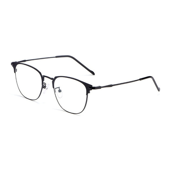 Chashma Ottica Unisex Full Rim Square Round Alloy Eyeglasses 3389