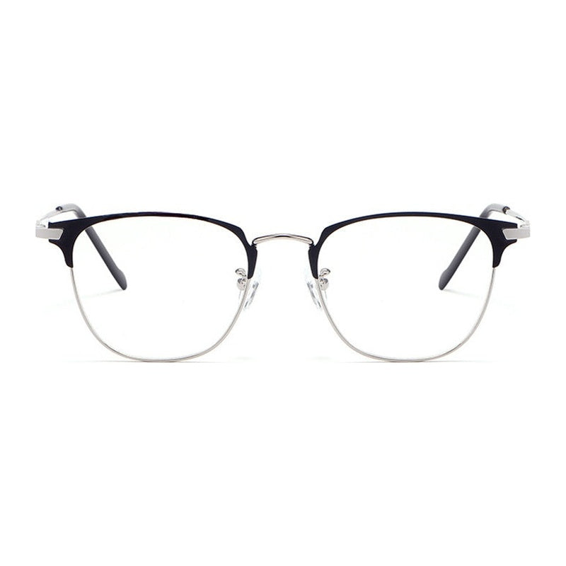 Chashma Ottica Unisex Full Rim Square Round Alloy Eyeglasses 3389