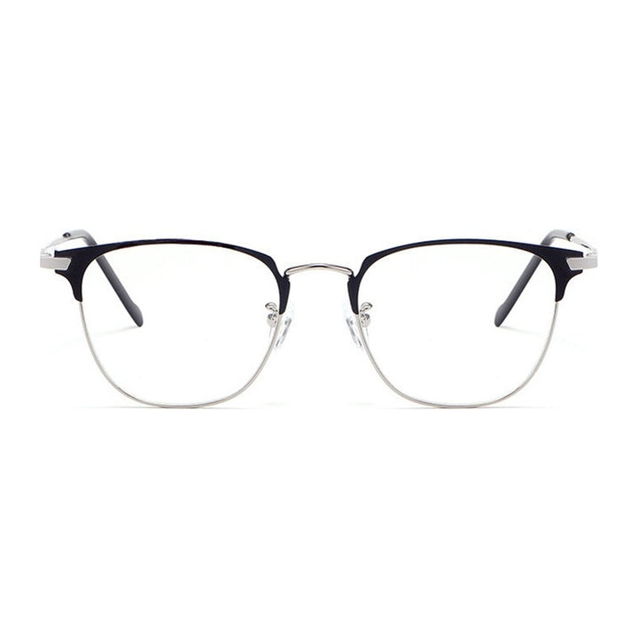 Chashma Ottica Unisex Full Rim Square Round Alloy Eyeglasses 3389