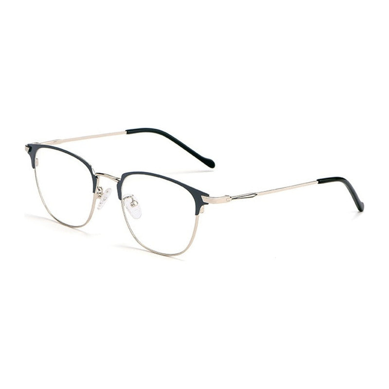 Chashma Ottica Unisex Full Rim Square Round Alloy Eyeglasses 3389