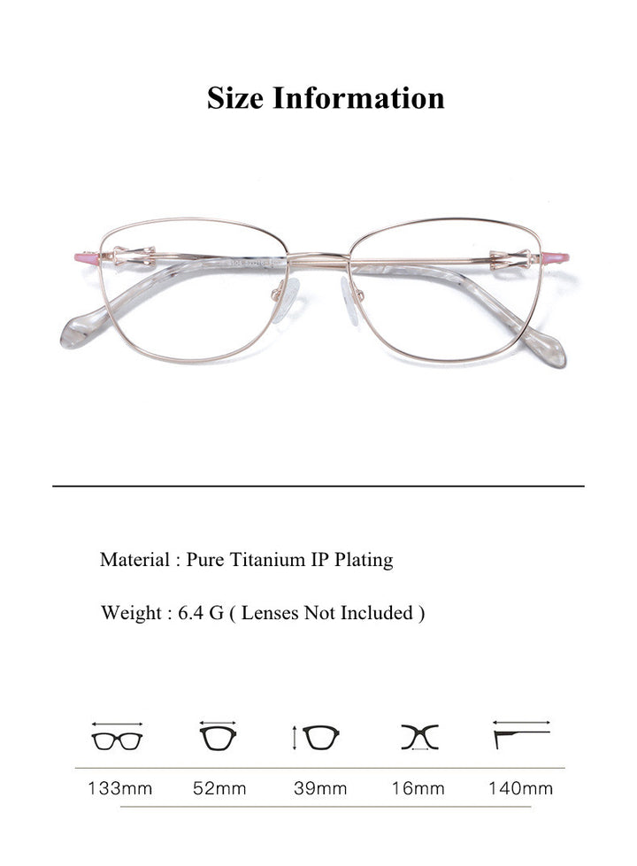 Chashma Ottica 8104 Eyeglasses — Frame Dimensions and Sizing Chart