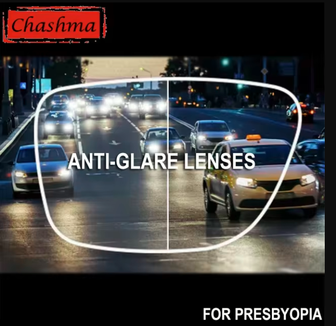 Chashma Ottica Single Vision Anti Glare Anti Blue Light Clear Lenses Lenses Chashma Ottica Lenses 1.56 Anti Glare Only Hyperopic (With Plus in the Sphere Column)