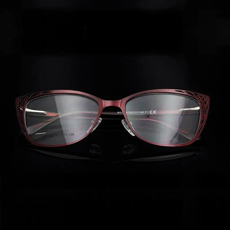 Esnbie Metal Glasses Frames For Women Able Spectacle Frames Cat Eye Rt1060