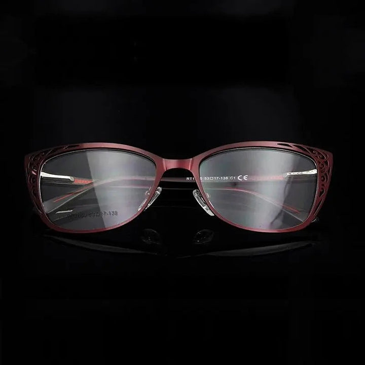 Esnbie Metal Glasses Frames For Women Able Spectacle Frames Cat Eye Rt1060