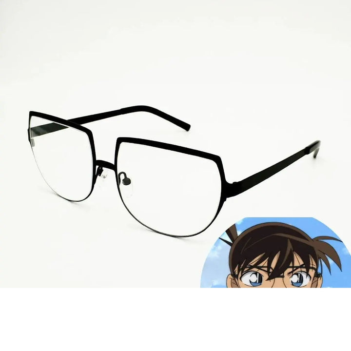 Yujo Unisex Cosplay Full Rim Flat Top Round Alloy Eyeglasses Y007