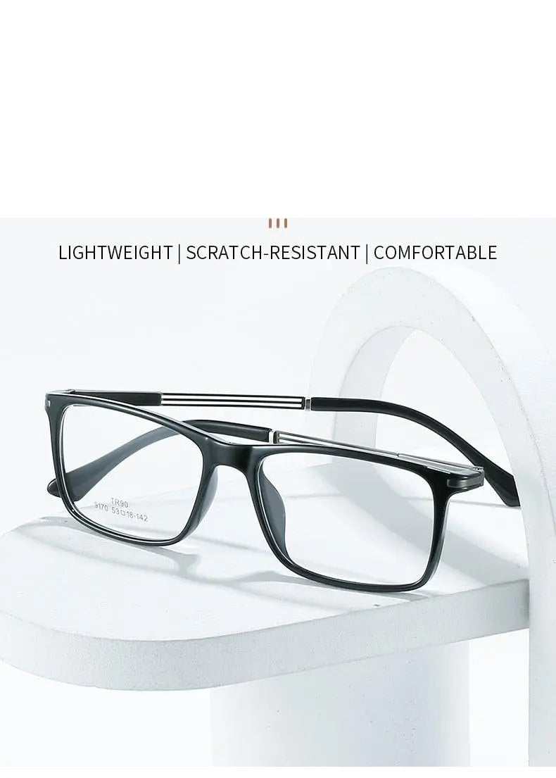 Hotochki Unisex Full Rim Aluminum Magnesium Frame Eyeglasses 9170