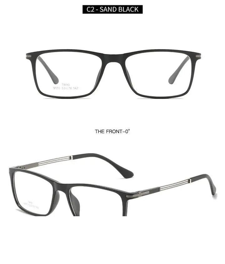 Hotochki Unisex Full Rim Aluminum Magnesium Frame Eyeglasses 9170