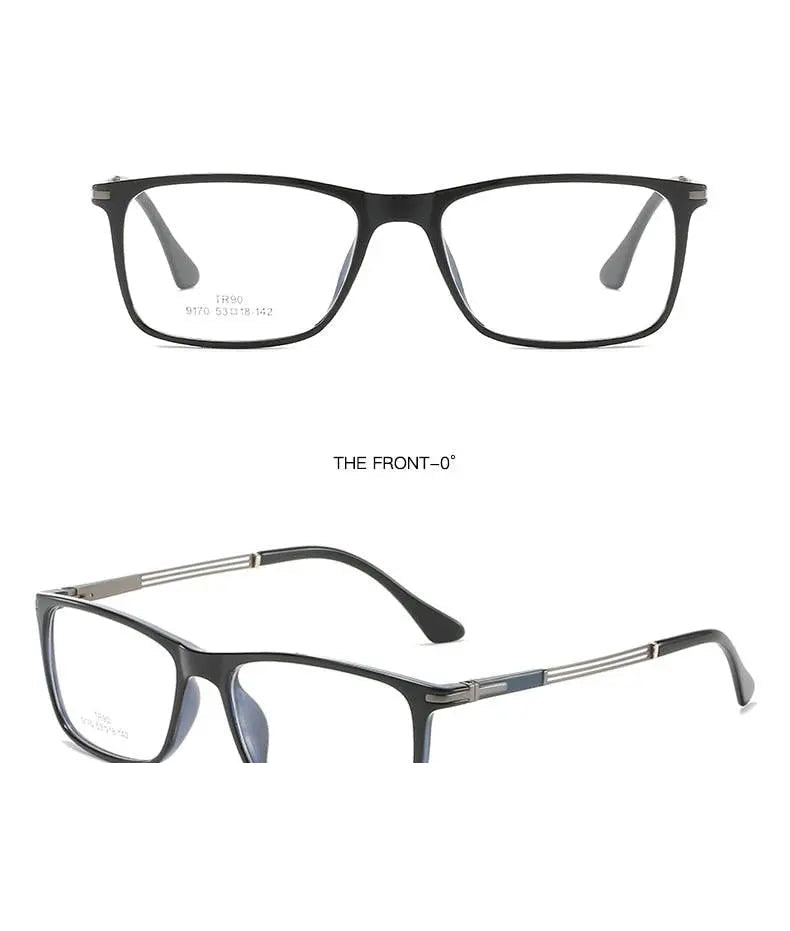 Hotochki Unisex Full Rim Aluminum Magnesium Frame Eyeglasses 9170
