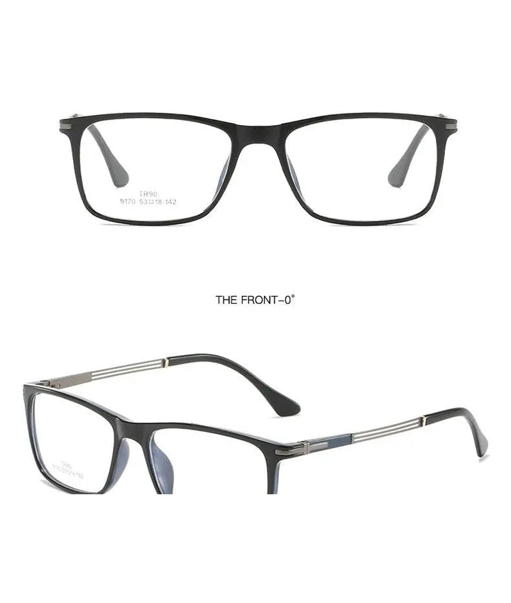 Hotochki Unisex Full Rim Aluminum Magnesium Frame Eyeglasses 9170